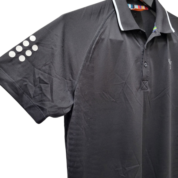 Puma Mens Embroidered Logo Polo Shirt Size Medium Excellent Condition Pre-owned - Picture 4 of 6